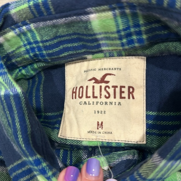 NWT Vintage Men’s Size M Hollister Flannel - Picture 3 of 4